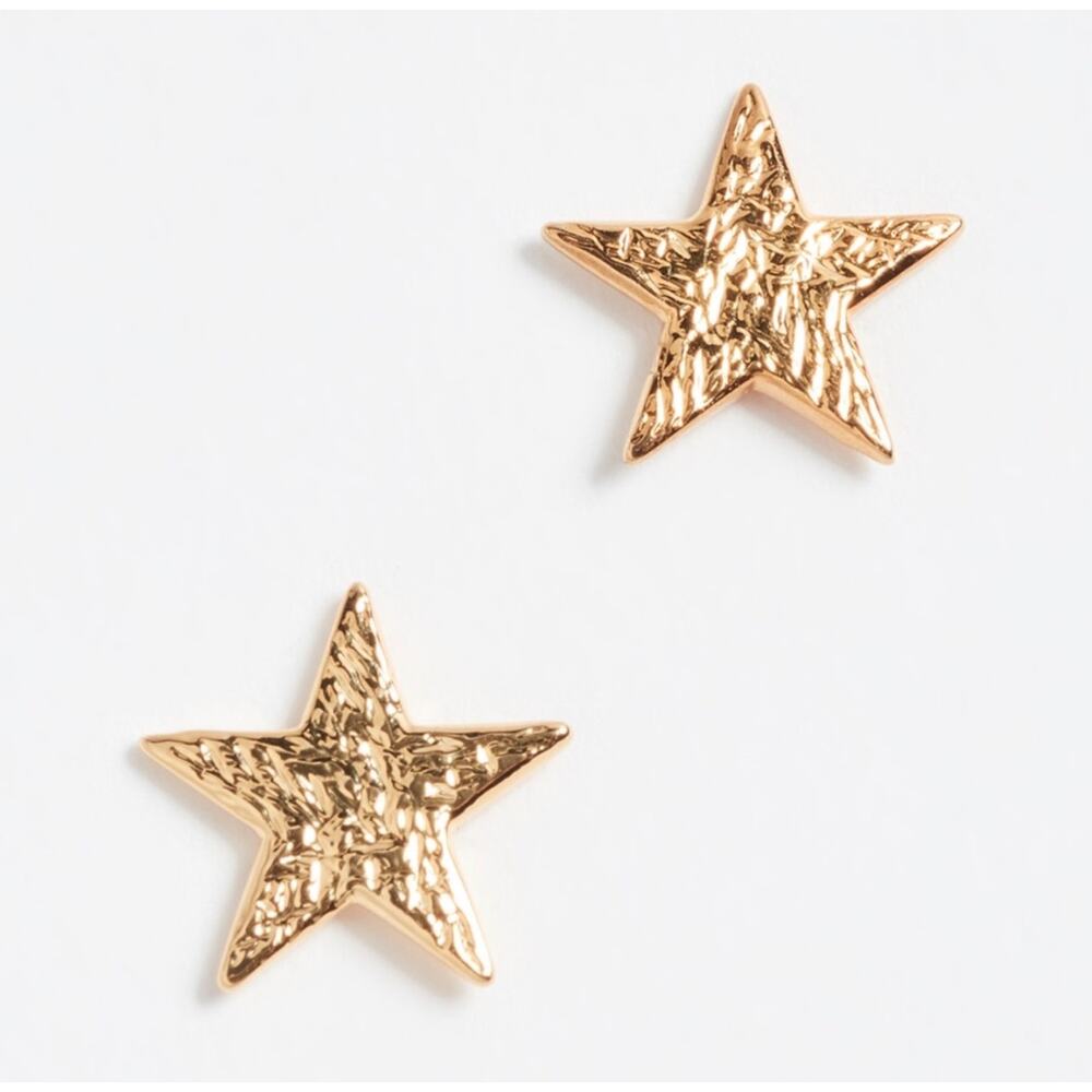 Gorjana gold Star Stud Earrings